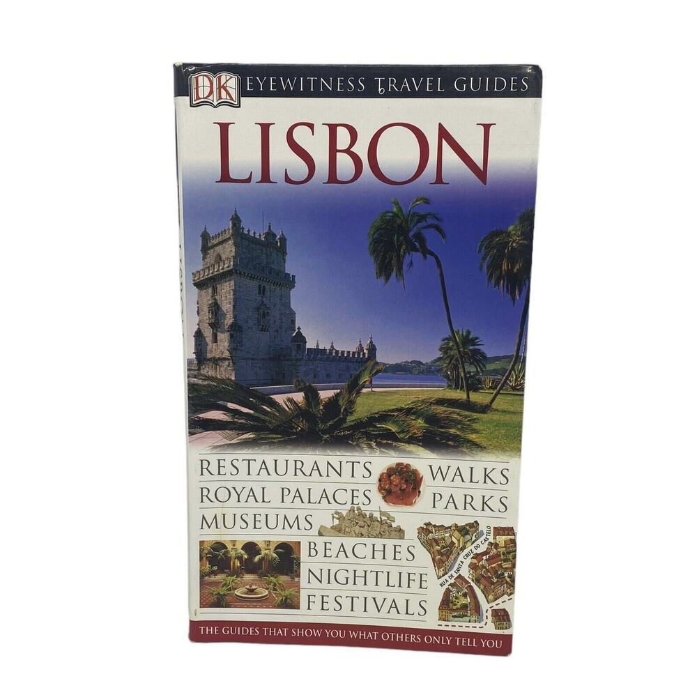 LISBON: DK Eyewitness Travel Guides Revised 2004 Maps Photos 192 Pages